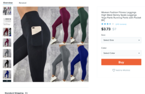 new trend for leggings with pockets