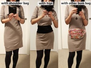 Before & after the hipi: winter dress